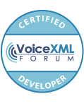 VoiceXML Forum Certified Developer logo